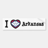Arkansas Flag Bumpersticker (Voorkant)