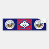 Arkansas Flag Bumpersticker (Voorkant)