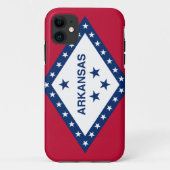 Arkansas Flag Case-Mate iPhone Case (Achterkant)
