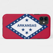 Arkansas Flag Case-Mate iPhone Case (Achterkant (horizontaal))