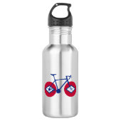 Arkansas Flag Cycling Waterfles (Voorkant)