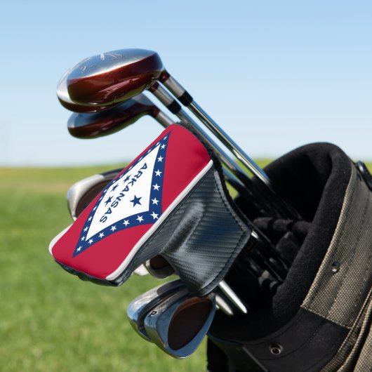 ARKANSAS FLAG GOLFHEADCOVER (Insitu)