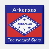 Arkansas Flag Magnet (Voorkant)