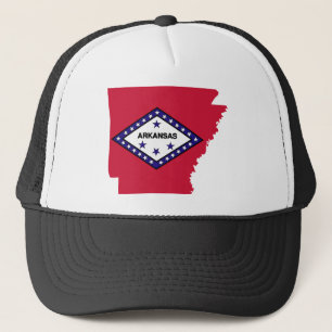 Arkansas Flag Map Trucker Pet