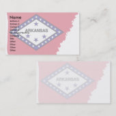 Arkansas Flag Map Visitekaartje (Voorkant / Achterkant)