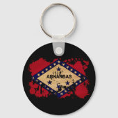 Arkansas Flag Sleutelhanger (Voorkant)