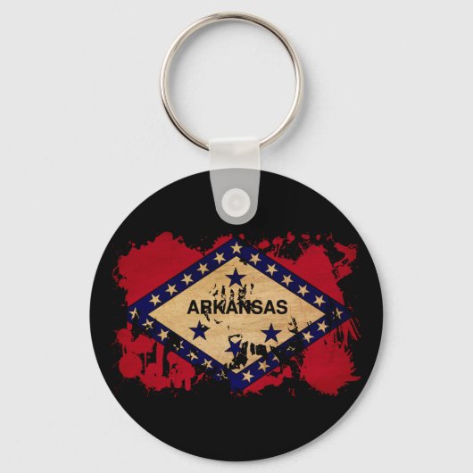 Arkansas Flag Sleutelhanger (Voorkant)