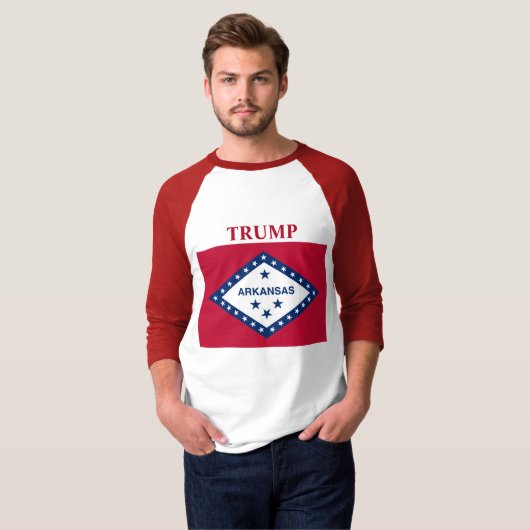 ARKANSAS FLAG T-SHIRT (Voorkant volledig)