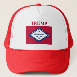 ARKANSAS FLAG TRUCKER PET