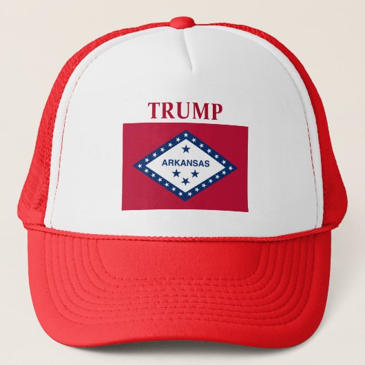 ARKANSAS FLAG TRUCKER PET (Voorkant)