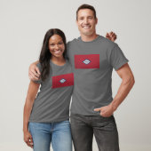 Arkansas Flag Wall T-shirt (Unisex)