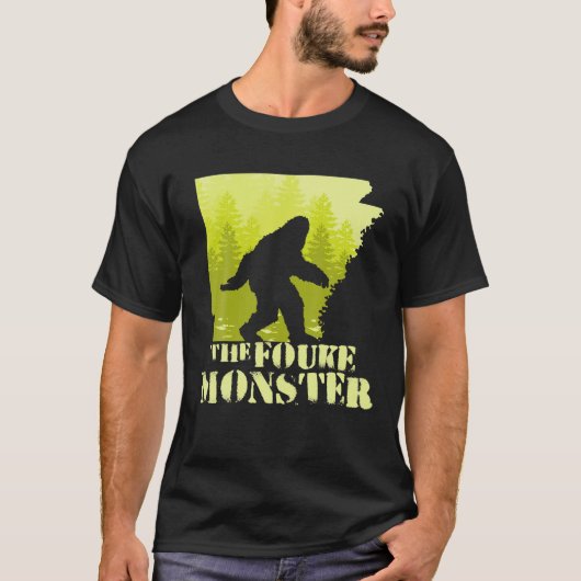 Arkansas Fouke Monster Sasquatch Bigfoot T-Shirt (Voorkant)