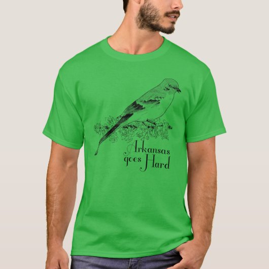 Arkansas gaat hard t-shirt (Voorkant)