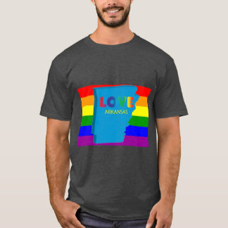 Arkansas Gay Pride T-shirt Arkansas LGBT Regenboog