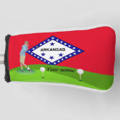 Arkansas Golfheadcover (Voorkant)