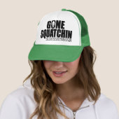 ARKANSAS Gone Squatchin - Original Bobo Trucker Pet (In situ)