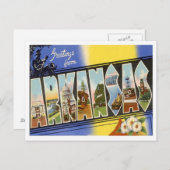 Arkansas Greetings uit de VS Briefkaart (Voorkant / Achterkant)