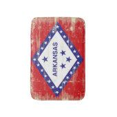 Arkansas grunge Flag Badmat (Voorkant Verticaal)
