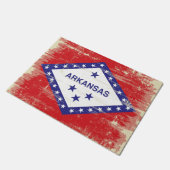 Arkansas grunge Flag Deurmat (Schuin)