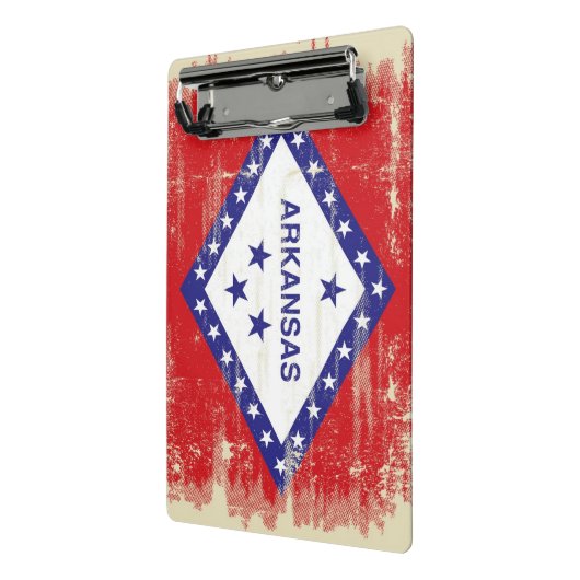 Arkansas grunge Flag Mini Klembord (Angled2)