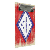 Arkansas grunge Flag Mini Klembord (Schuin)