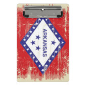 Arkansas grunge Flag Mini Klembord (Voorkant)