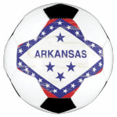Arkansas grunge Flag Voetbal (Voorkant)