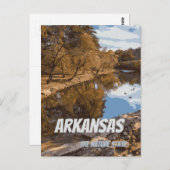 Arkansas het Briefkaart van de natuur staat (Voorkant / Achterkant)