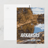 Arkansas het Briefkaart van de natuur staat (Voorkant / Achterkant)