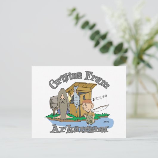 Arkansas Hillbilly Briefkaart (Staand voorkant)