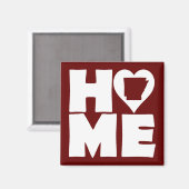 Arkansas Home Heart State Fridge Magnet (Voorkant / Achterkant)