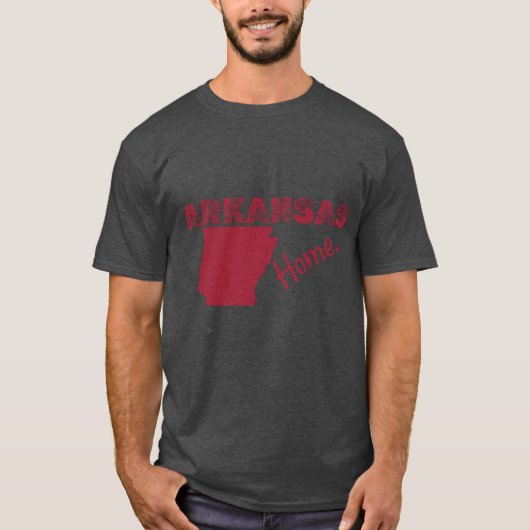 Arkansas Home Vintage T-shirt (Voorkant)