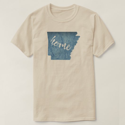 Arkansas Home Wood Grain T-shirt (Design voorkant)