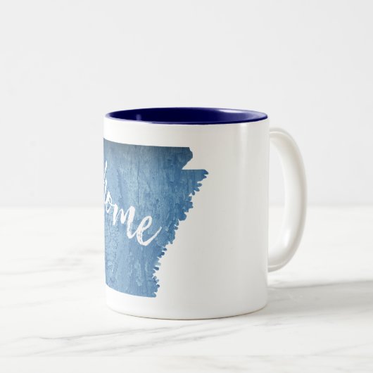 Arkansas Home Wood Grain Tweekleurige Koffiemok (Voorkant rechts)