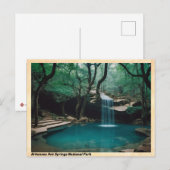 Arkansas Hot Springs National Park Vintage reizen Briefkaart (Voorkant / Achterkant)