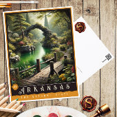 Arkansas | hyperrealistisch Briefkaart
