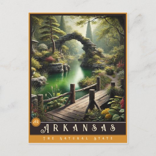 Arkansas | hyperrealistisch Briefkaart (Voorkant)
