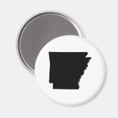 Arkansas in het zwart magneet (Voorkant / Achterkant)