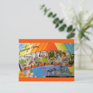Arkansas  kaart Briefkaart