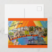 Arkansas  kaart Briefkaart (Voorkant / Achterkant)