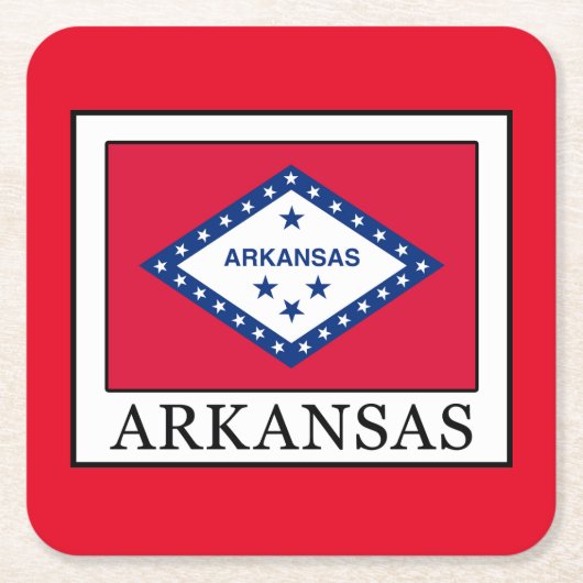 Arkansas Kartonnen Onderzetters (Voorkant)