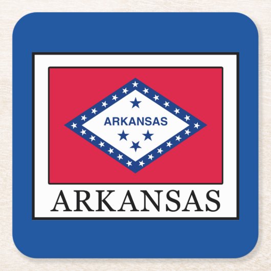 Arkansas Kartonnen Onderzetters (Voorkant)