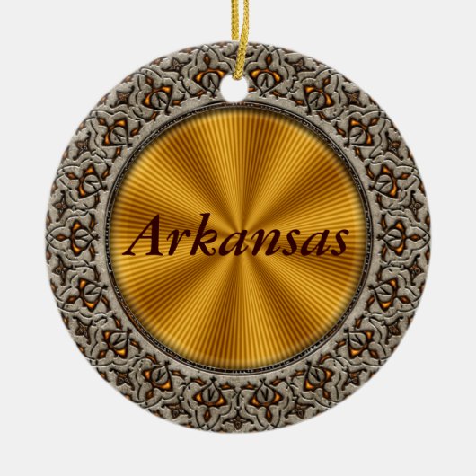 Arkansas Keramisch Ornament (Voorkant)
