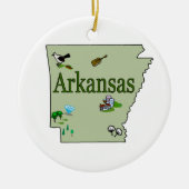 Arkansas kerstboomversiering keramisch ornament (Voorkant)