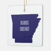 Arkansas kerstversier keramisch ornament (Links)