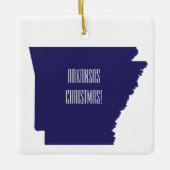 Arkansas kerstversier keramisch ornament (Voorkant)
