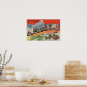 Arkansas (Landscape Scene) - Grote letter Poster (Keuken)