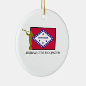 ARKANSAS LITTLE ROCK MISSIE CTR LDS KERAMISCH ORNAMENT (Rechts)