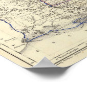 Arkansas, Louisiana en Mississippi Poster (Hoek)