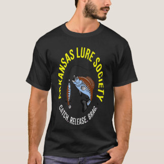 Arkansas Lure Society Grappige Vintage Meer Visser T-shirt